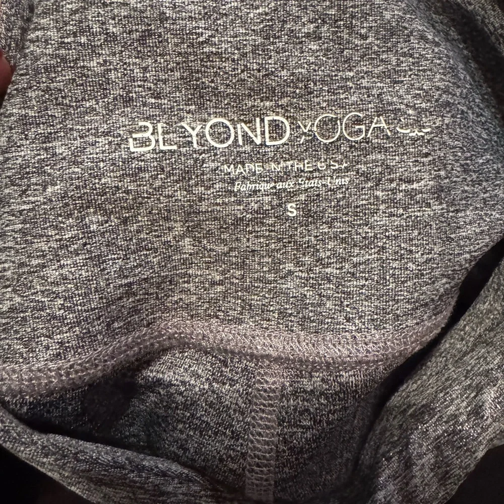 Beyond Yoga Heathered Gray Shine Leggings, small